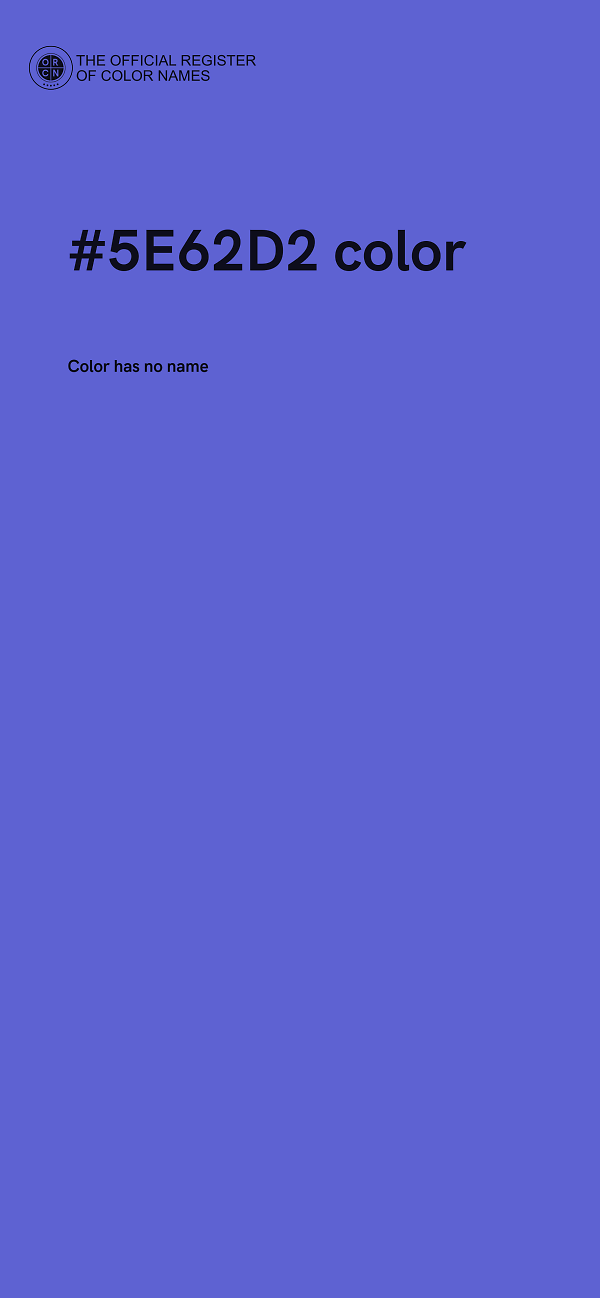 #5E62D2 color image