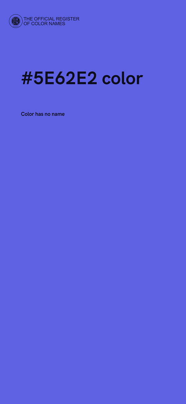 #5E62E2 color image