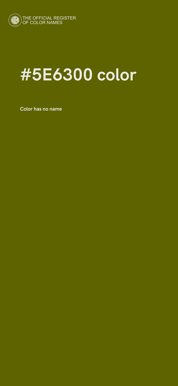 #5E6300 color image