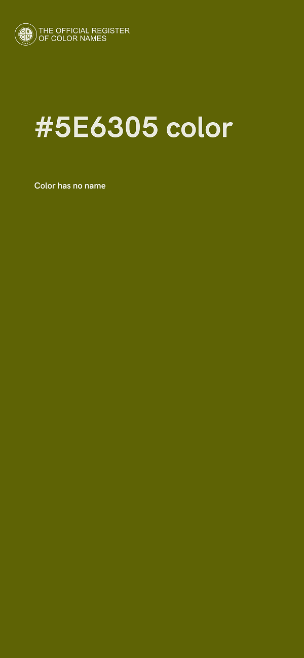 #5E6305 color image