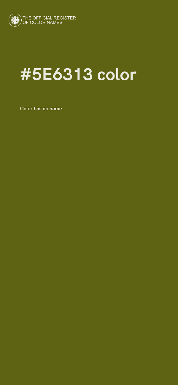 #5E6313 color image