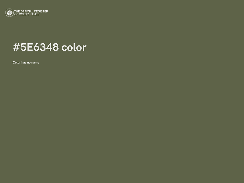 #5E6348 color image