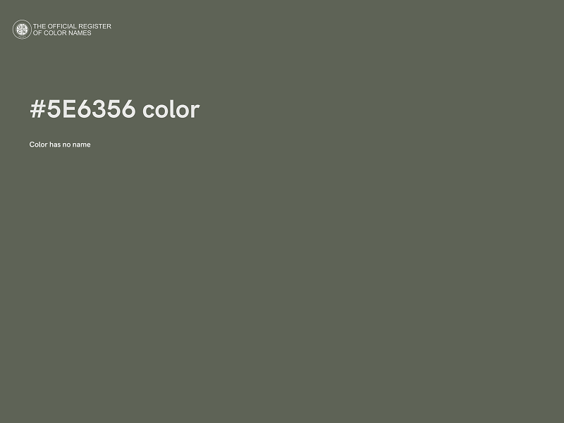 #5E6356 color image