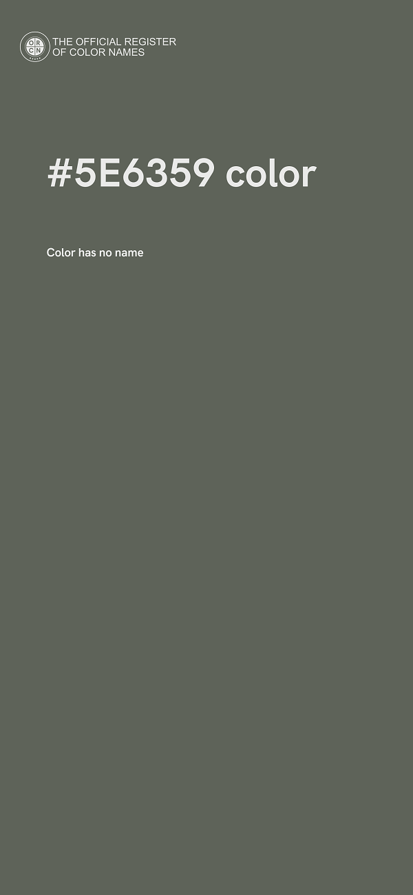 #5E6359 color image