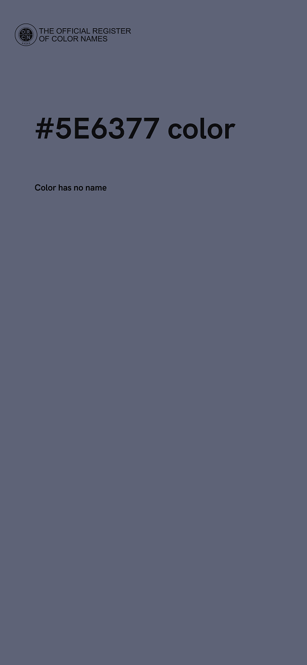 #5E6377 color image
