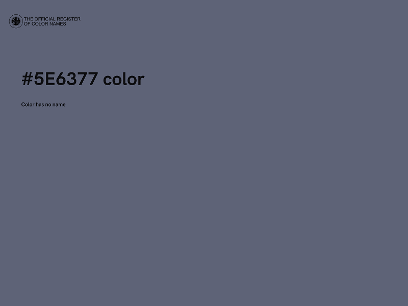 #5E6377 color image