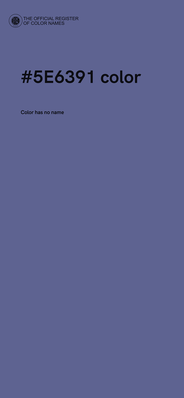 #5E6391 color image