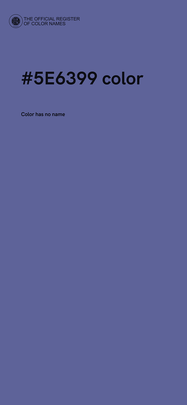 #5E6399 color image