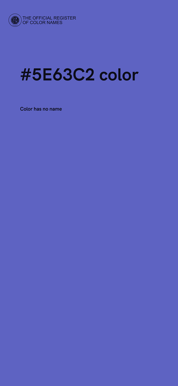 #5E63C2 color image