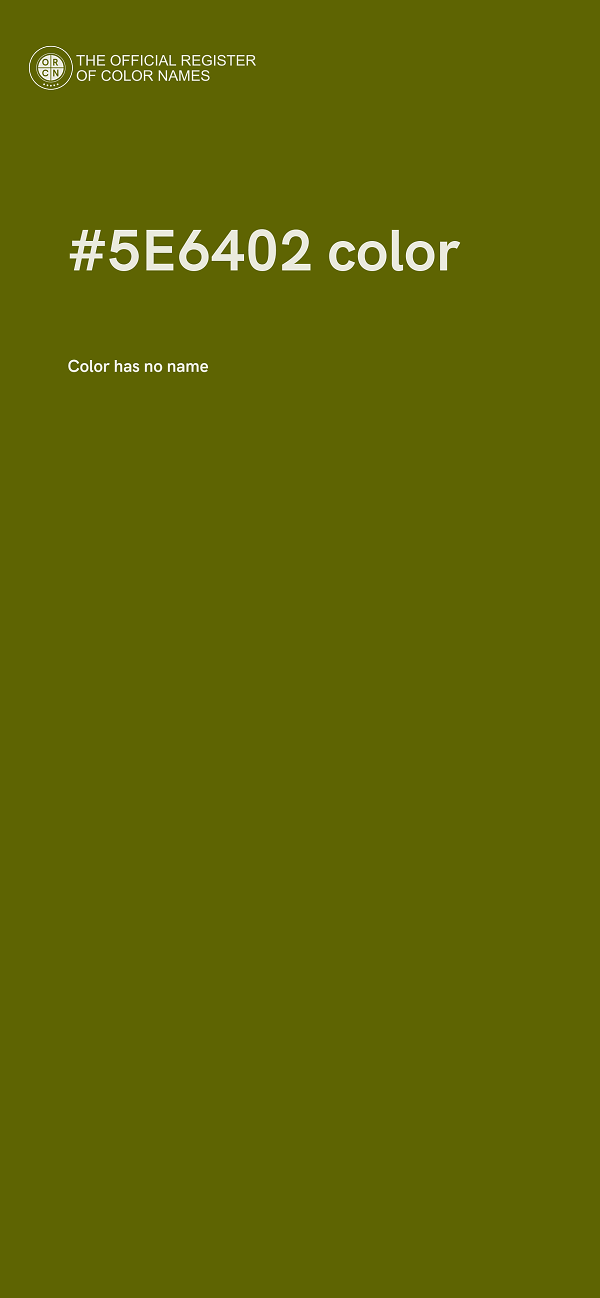 #5E6402 color image
