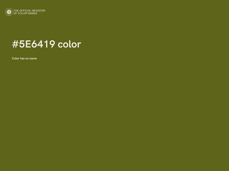 #5E6419 color image