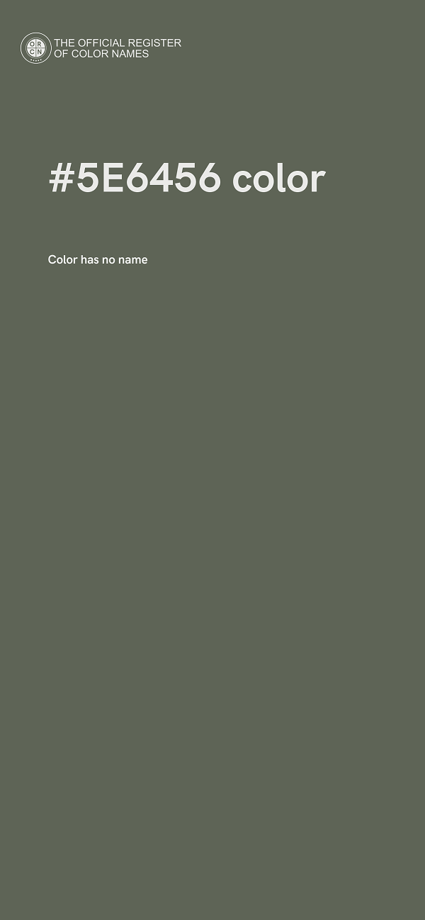 #5E6456 color image