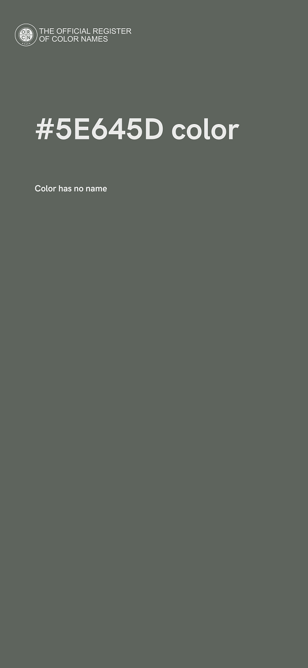 #5E645D color image