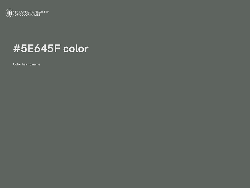 #5E645F color image