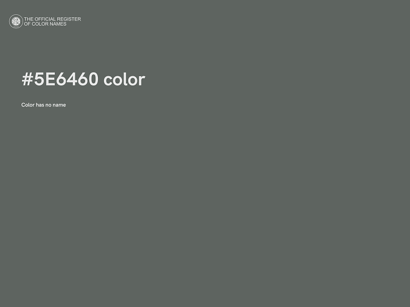 #5E6460 color image
