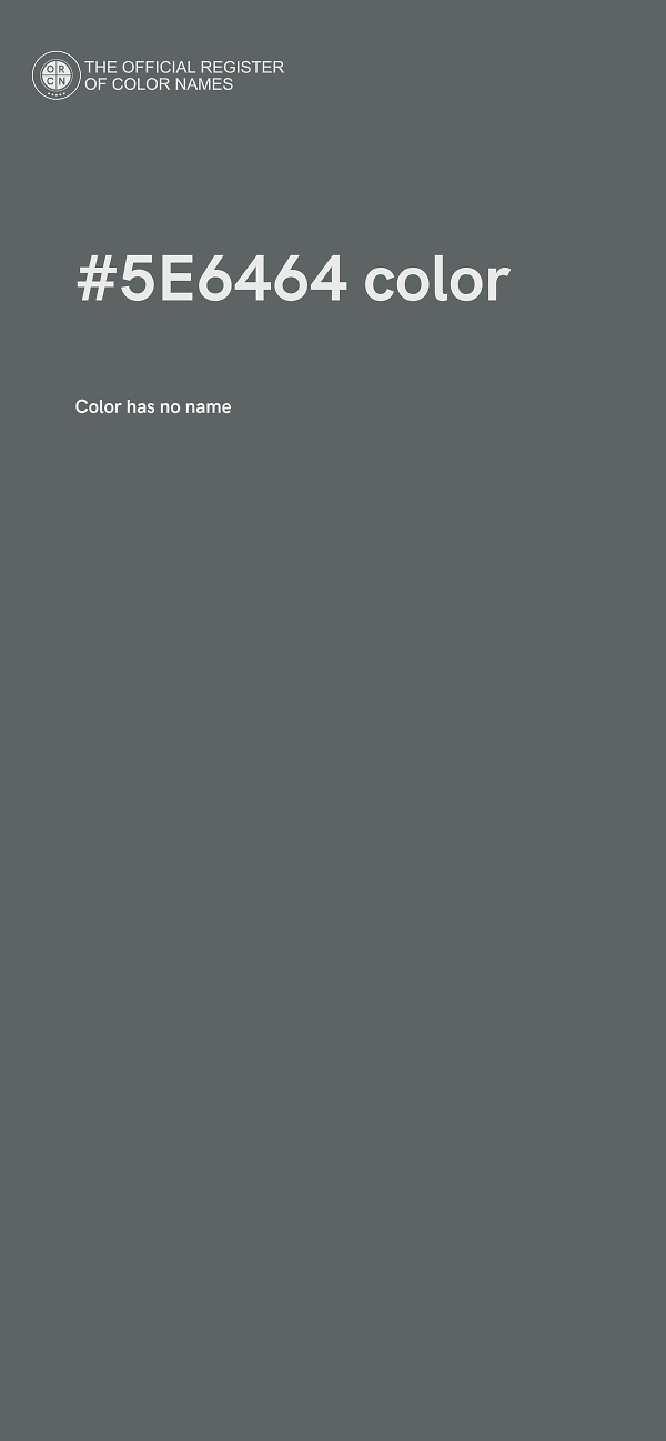#5E6464 color image