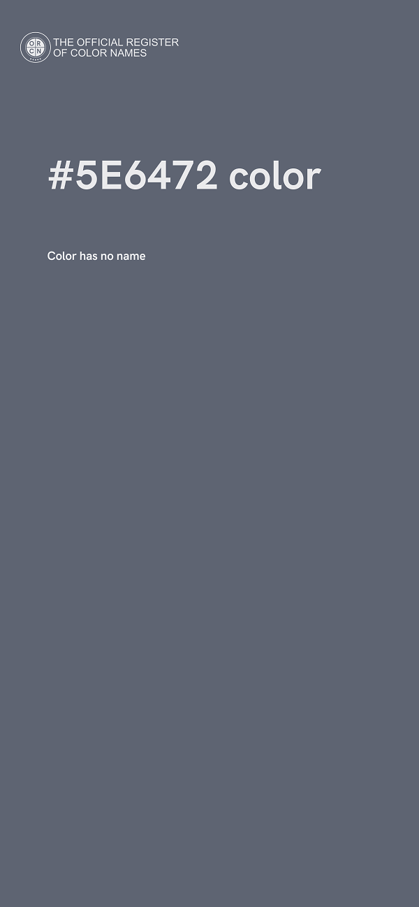 #5E6472 color image