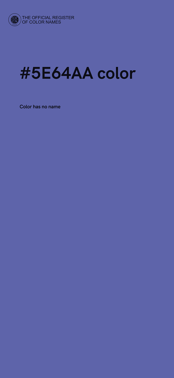 #5E64AA color image