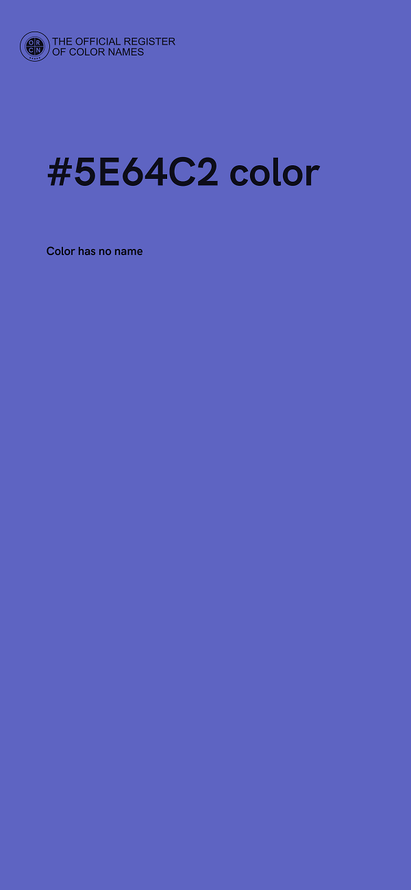 #5E64C2 color image