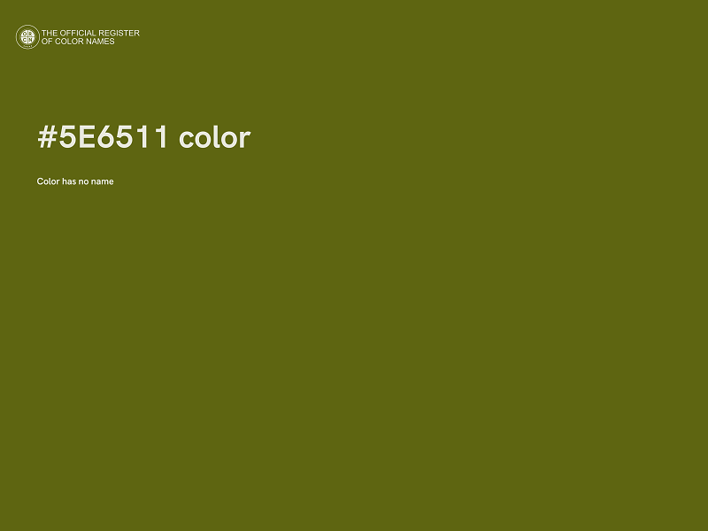 #5E6511 color image