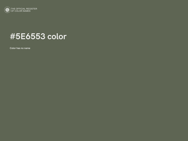 #5E6553 color image