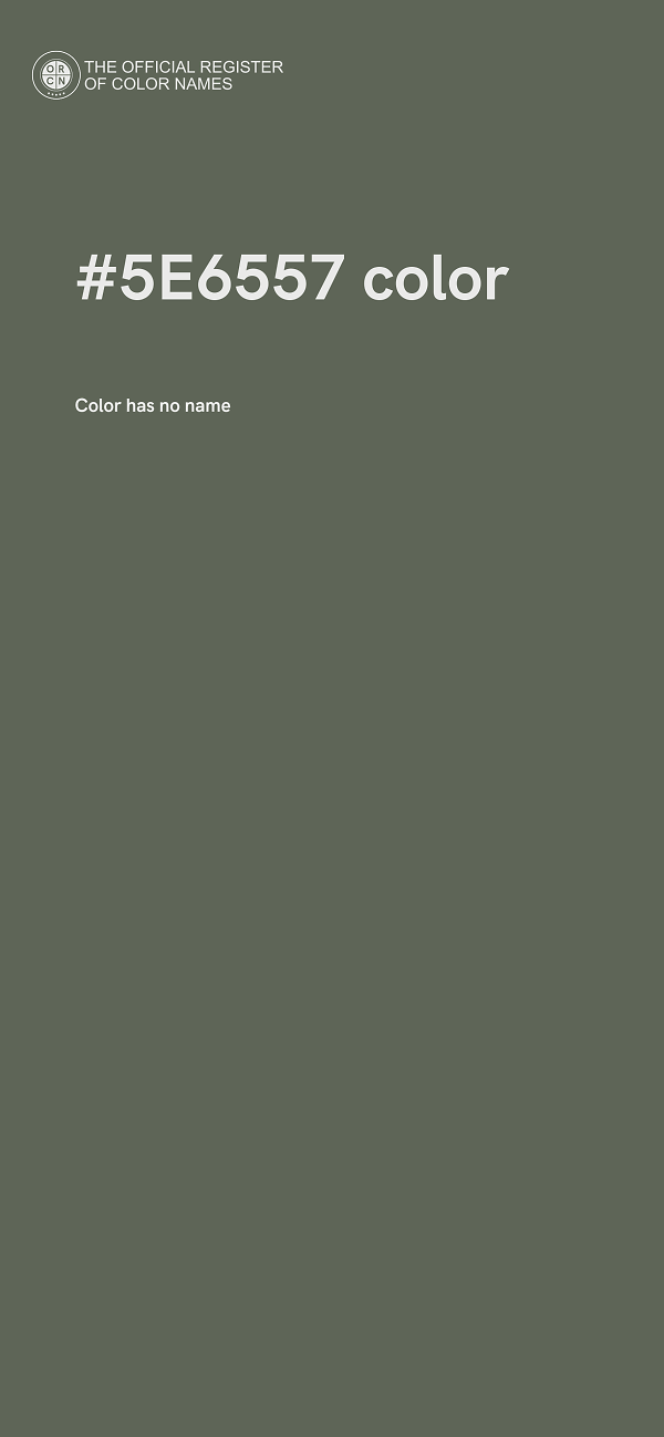 #5E6557 color image