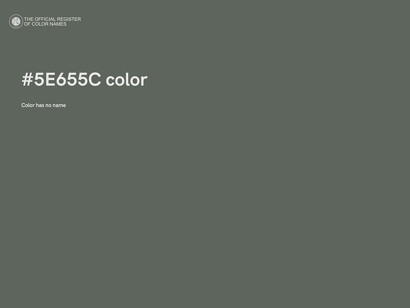 #5E655C color image
