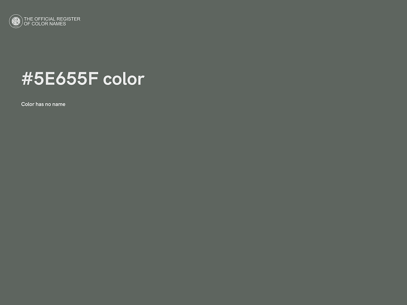 #5E655F color image