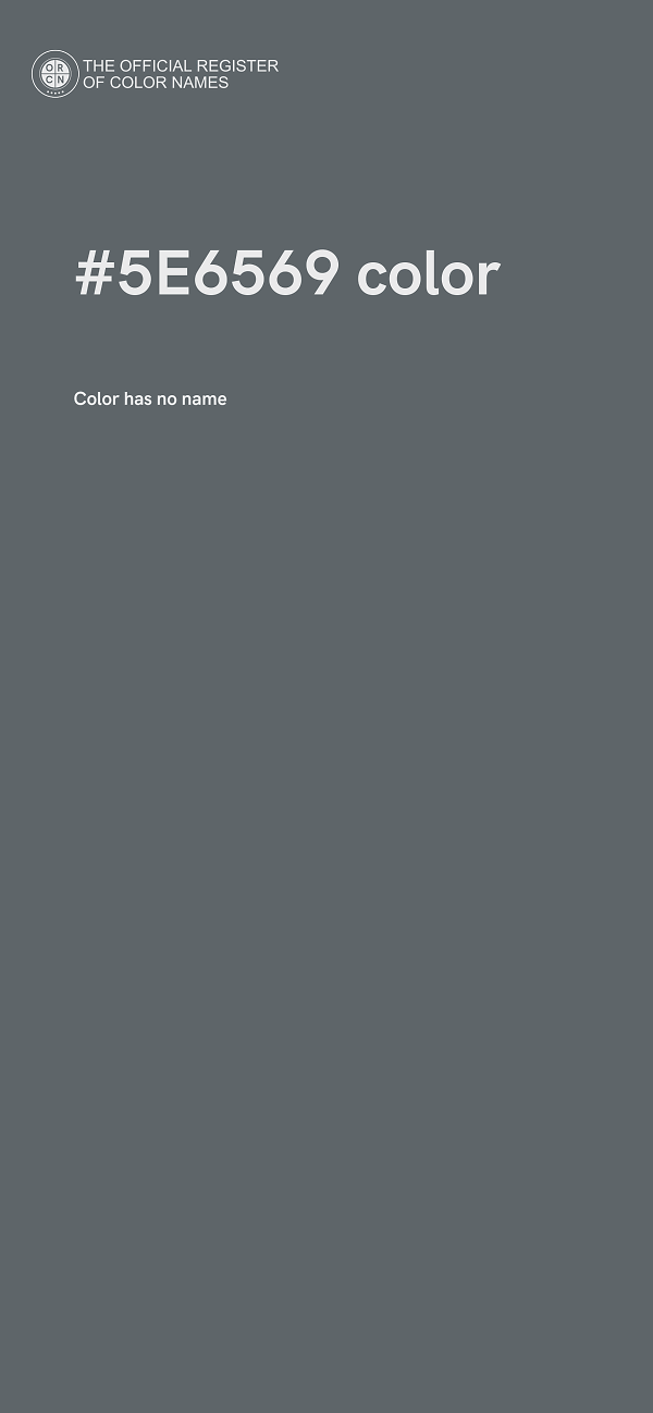 #5E6569 color image
