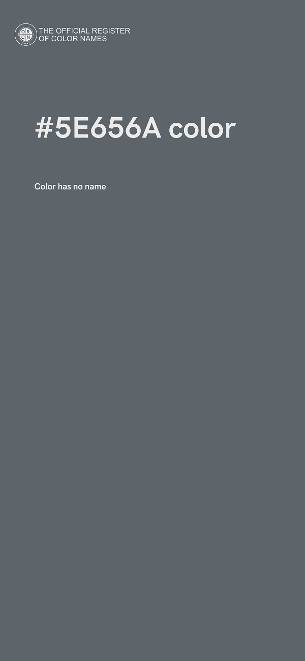 #5E656A color image