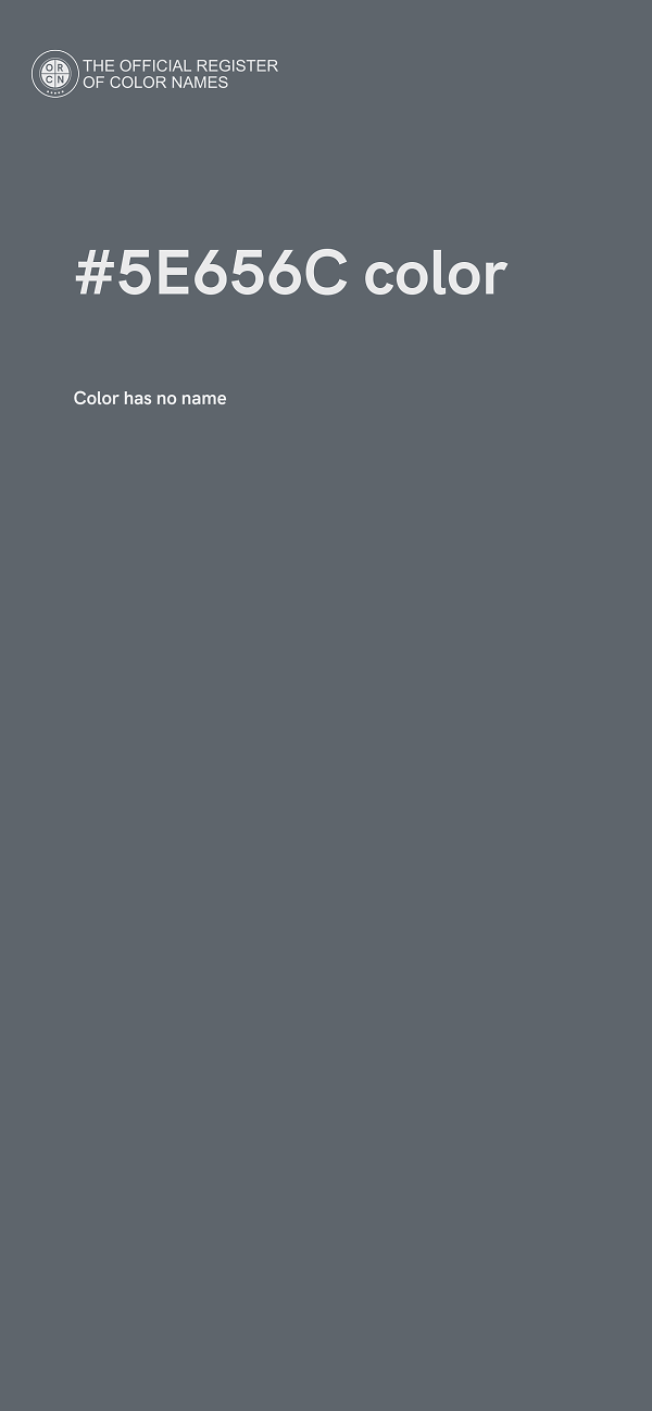 #5E656C color image
