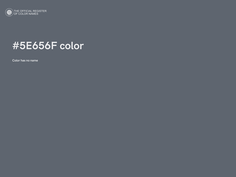 #5E656F color image