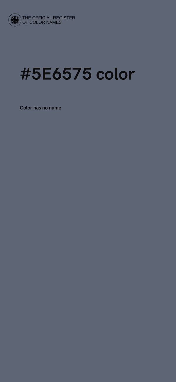 #5E6575 color image