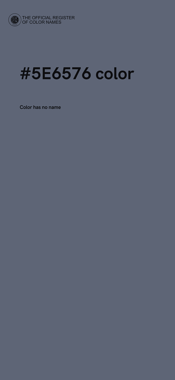 #5E6576 color image