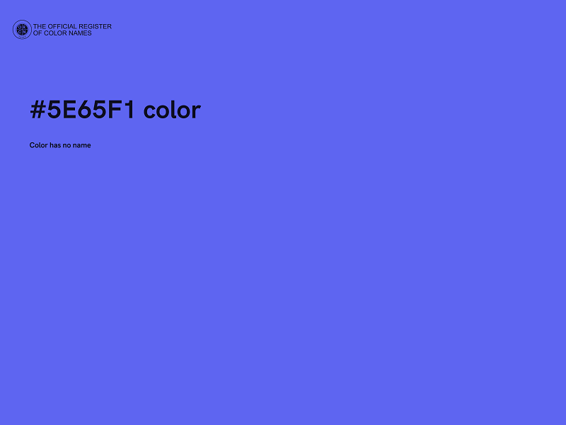 #5E65F1 color image