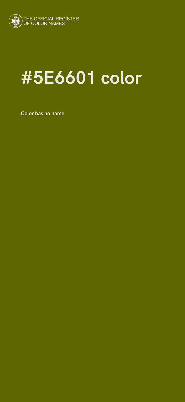 #5E6601 color image