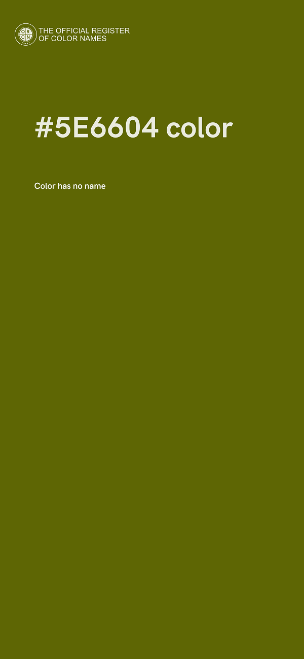 #5E6604 color image