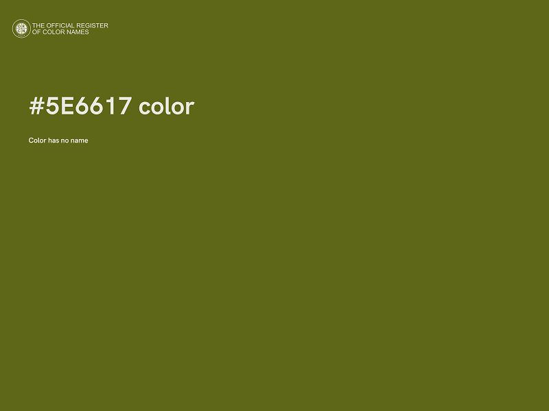 #5E6617 color image