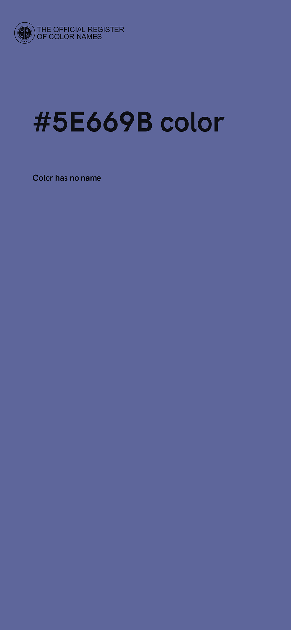 #5E669B color image