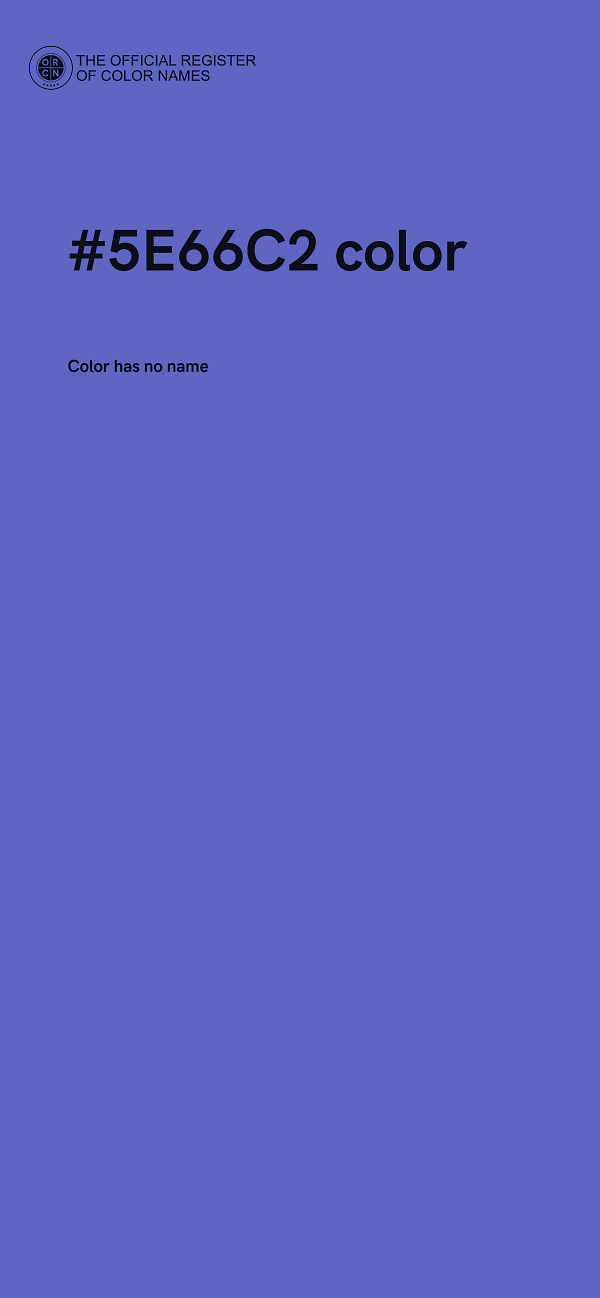 #5E66C2 color image