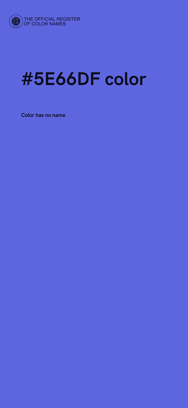 #5E66DF color image
