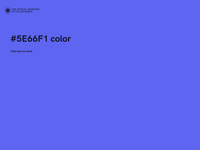 #5E66F1 color image