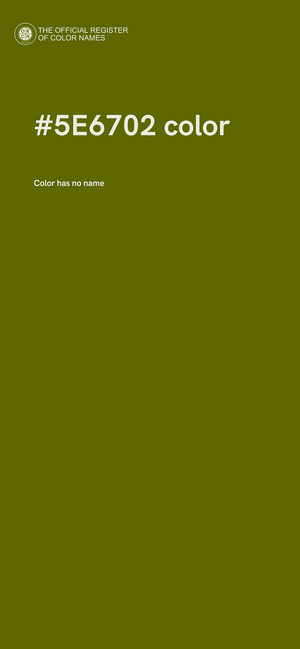 #5E6702 color image
