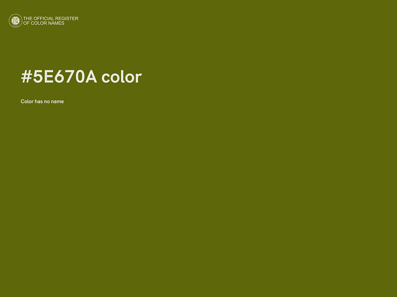 #5E670A color image