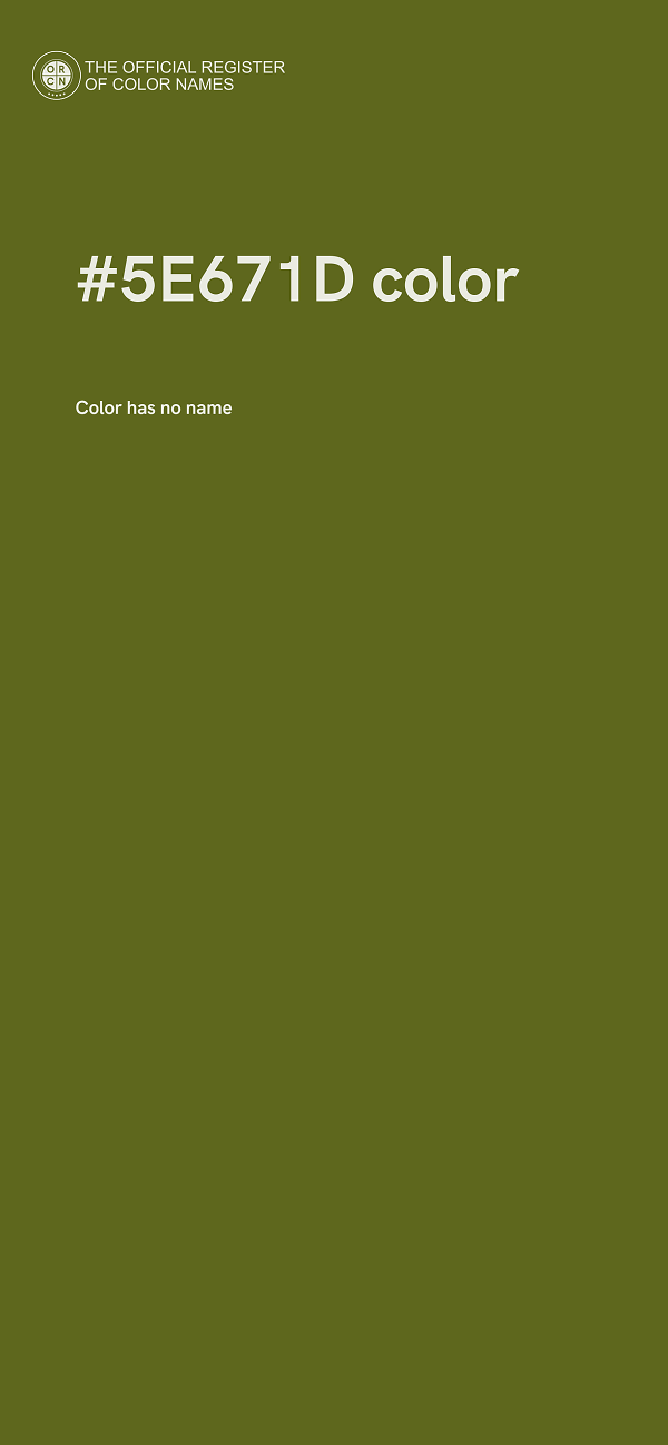 #5E671D color image