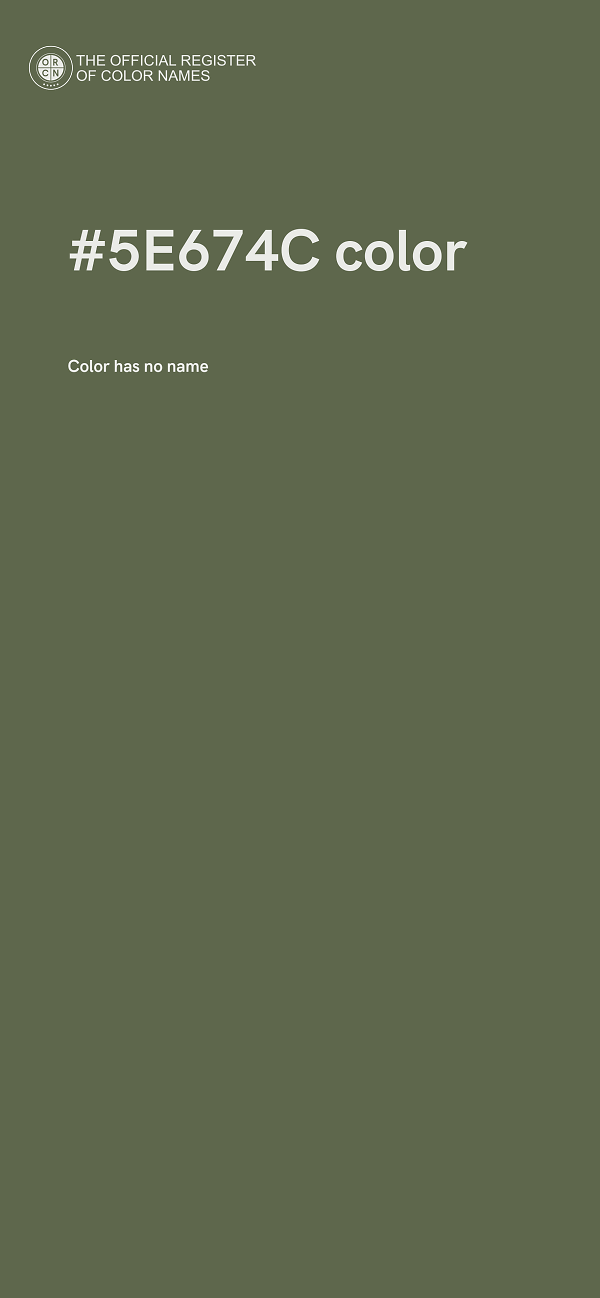 #5E674C color image