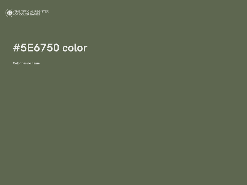 #5E6750 color image
