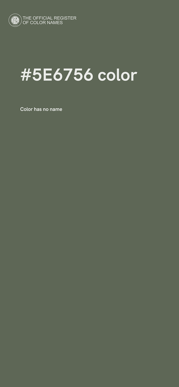 #5E6756 color image