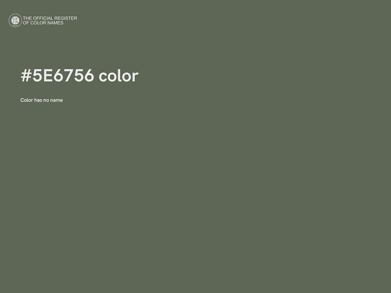 #5E6756 color image