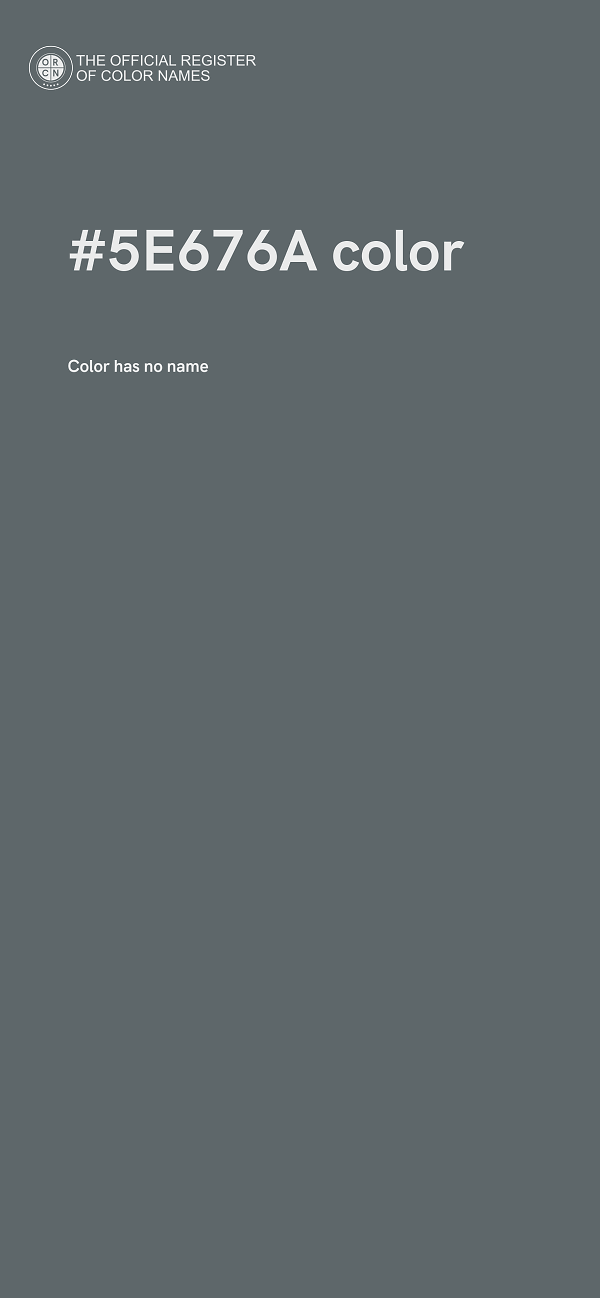 #5E676A color image